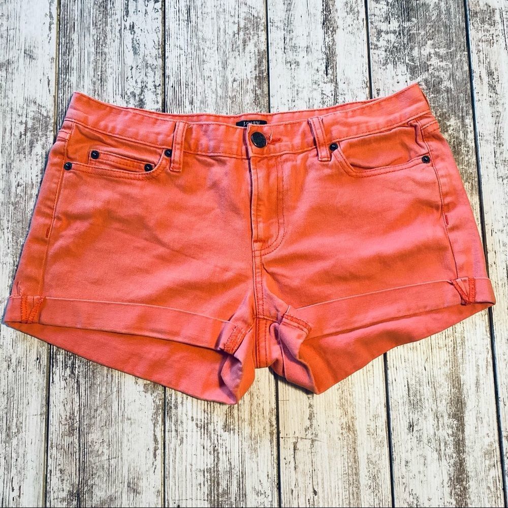 J. Crew | Shorts | Coral Denim | Hipslung | Womens | Size 8